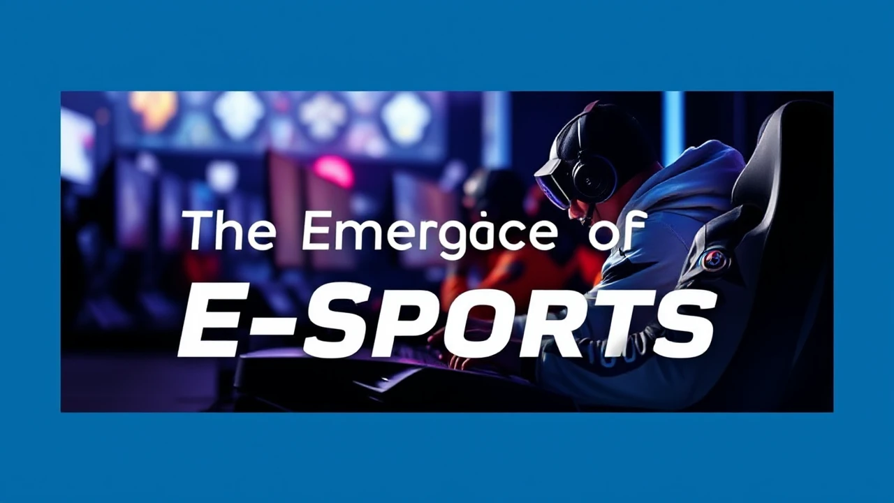 The Emergence of E-Sports: Exploring into the Next Era of Professional Gaming