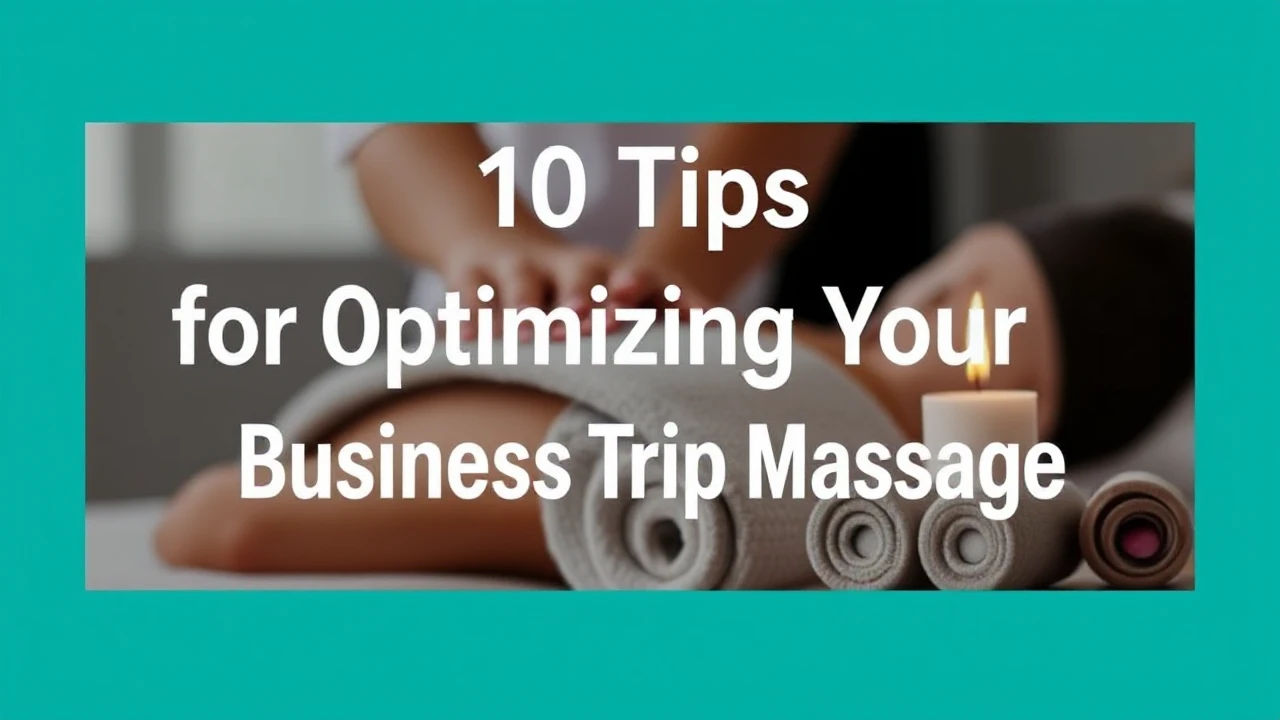 Best 10 Tips for Optimizing Your Business Trip Massage