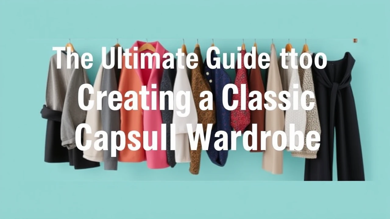 The Ultimate Guide to Creating a Classic Capsule Wardrobe