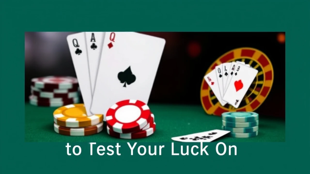 Best 10 Casino Games to Test Your Luck On