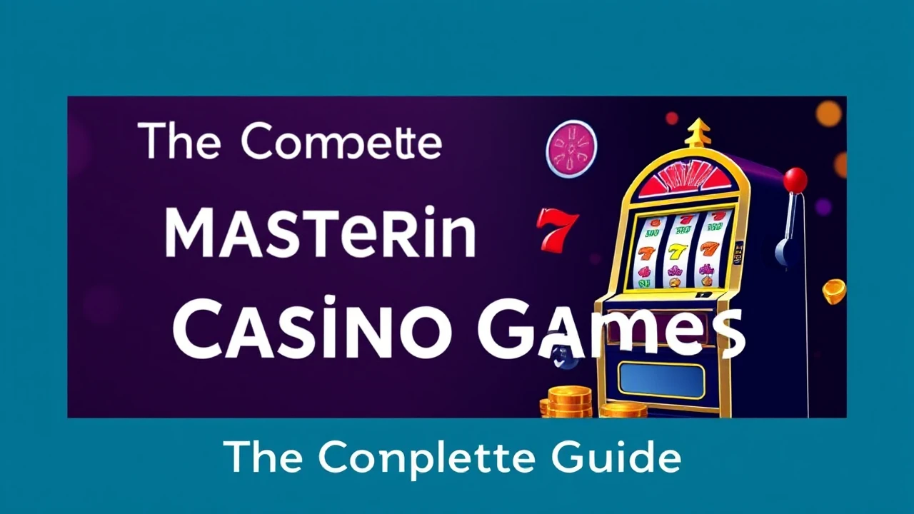 The Complete Guide to Mastering Casino Games
