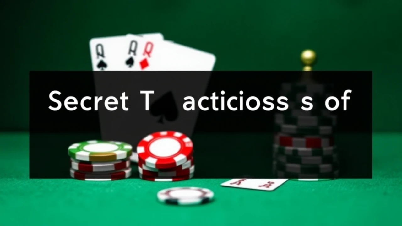 Unveiling the Secret Tactics of Blackjack Methodology