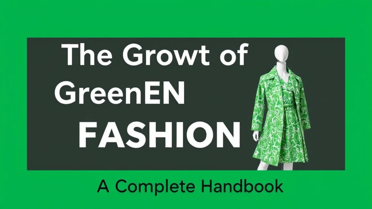 The Growth of Green Fashion: A Complete Handbook