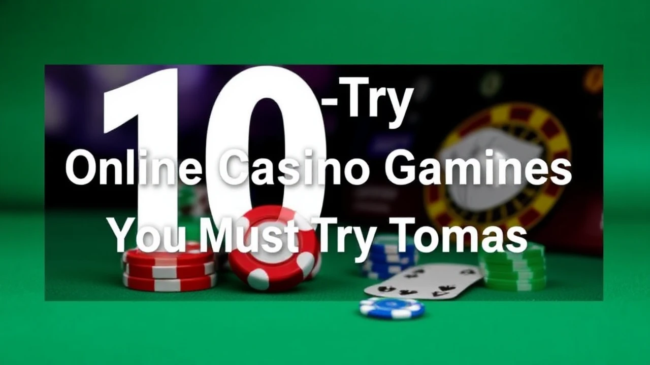 Must-Try 10 Online Casino Gambling Games You Must Try Today