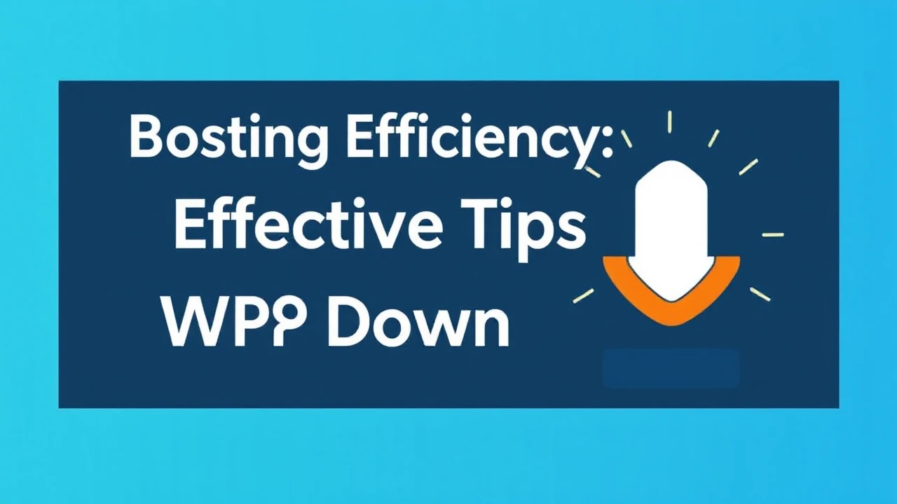 Boosting Efficiency: Effective Tips for Improving WPS Downloads