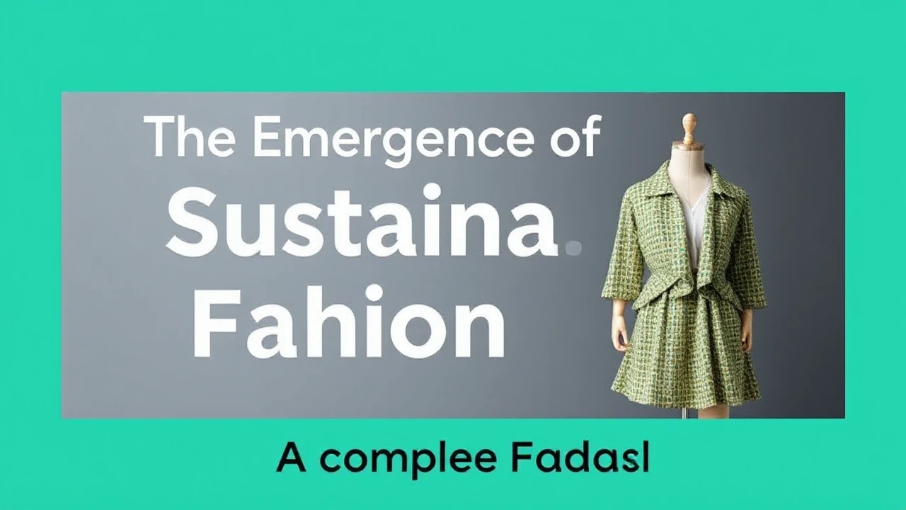 The Emergence of Sustainable Fashion: A Complete Manual