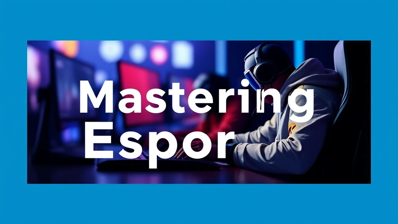 Mastering Esports: An Amateur's Guide to Ruling the Game