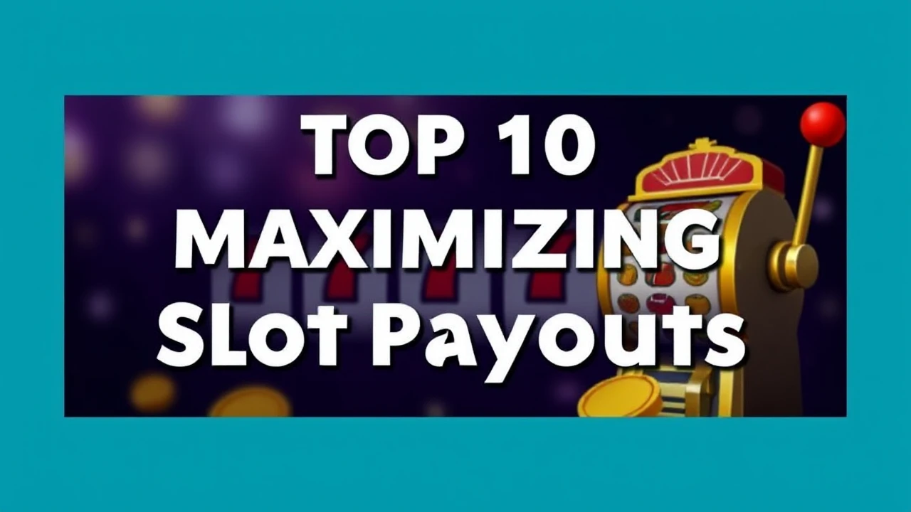 Top 10 Strategies for Maximizing Slot Payouts