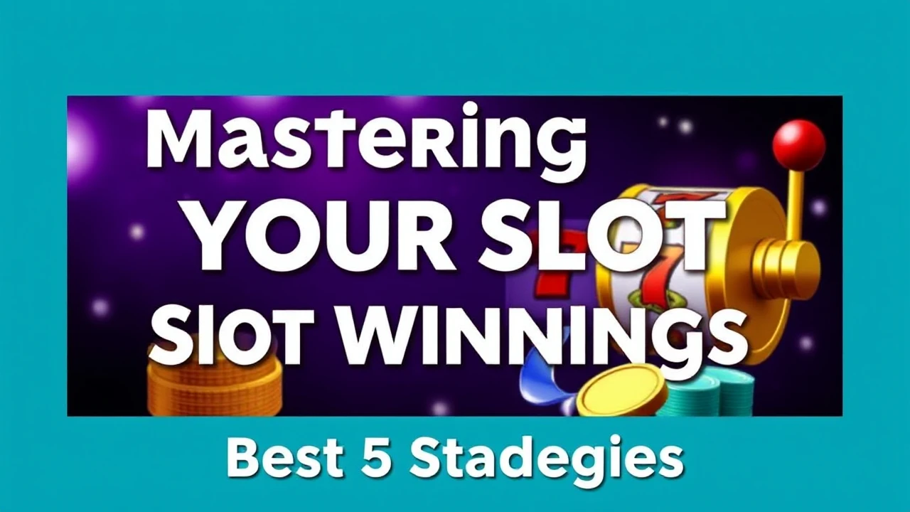 Mastering Your Slot Winnings: Best 5 Strategies