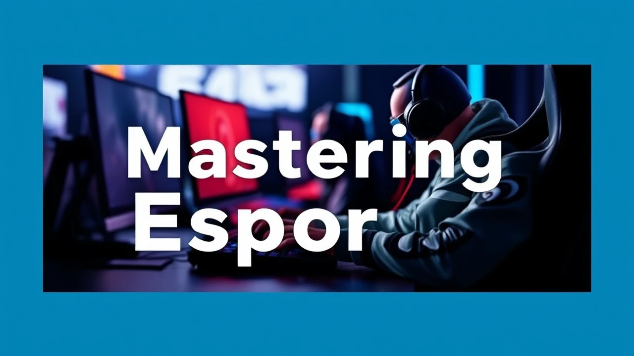 Mastering Esports: An Amateur's Guide to Competitive Gaming