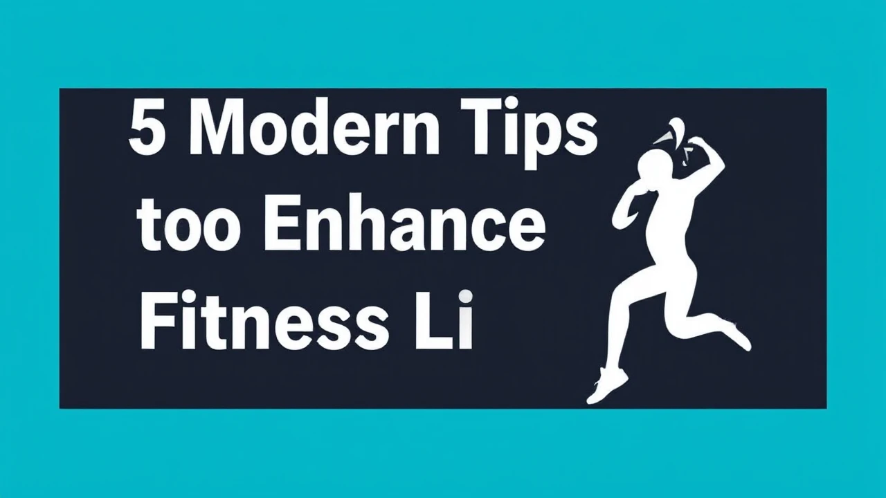 5 Modern Tips to Enhance Your Fitness Lifestyle