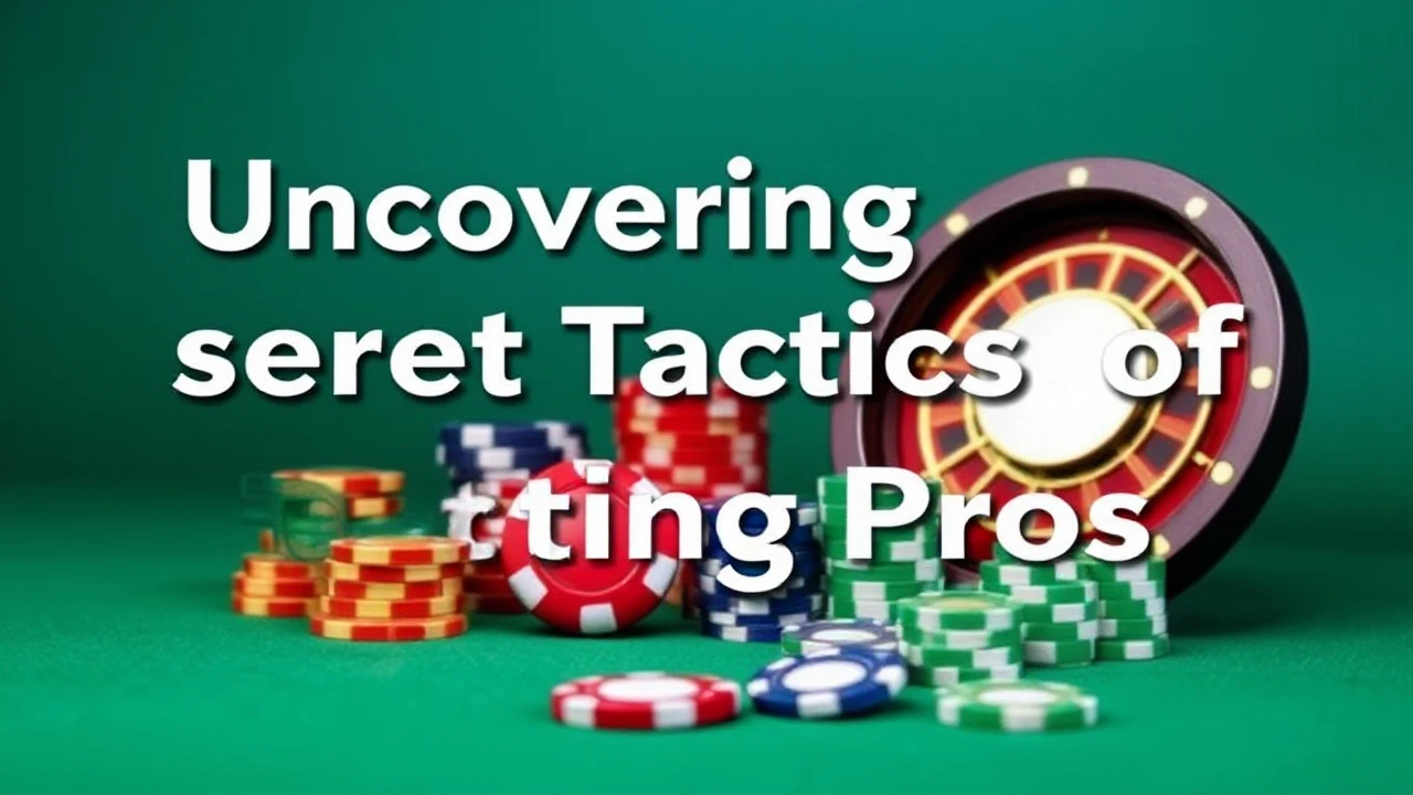 Uncovering secret Tactics of Betting Pros