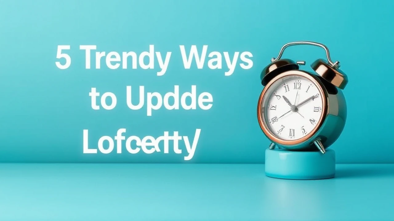 5 Trendy Ways to Upgrade Your Lifestyle