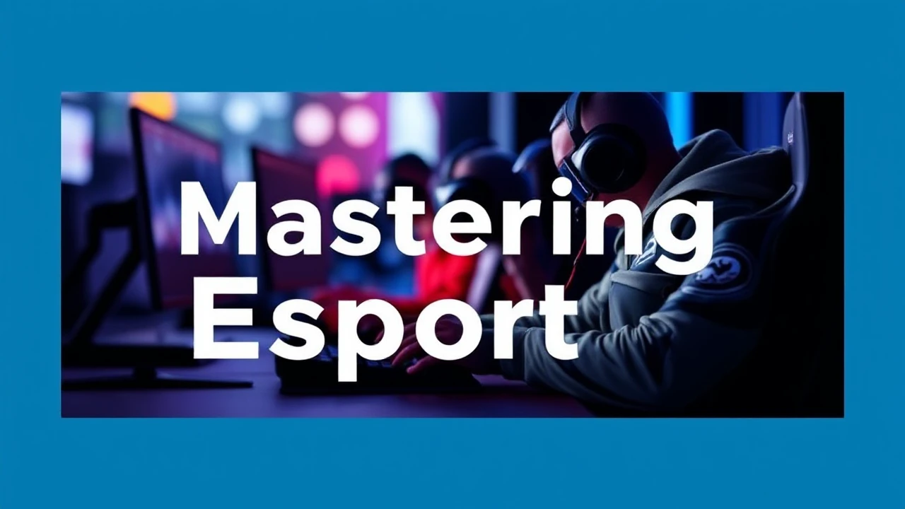 Mastering Esports: A Beginner's Guide to High-Level Gaming