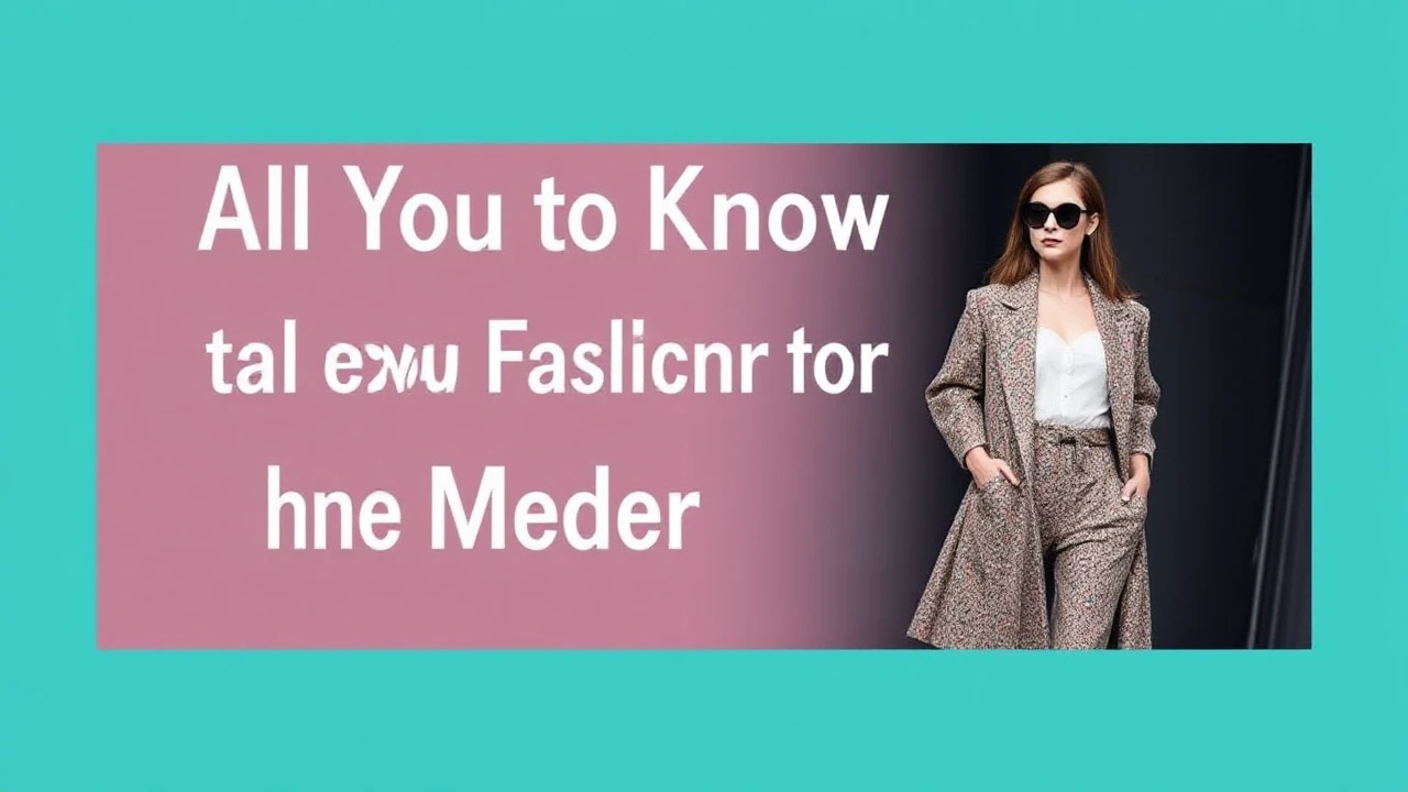 All You Need to Know to Latest Fashion for the Modern Woman