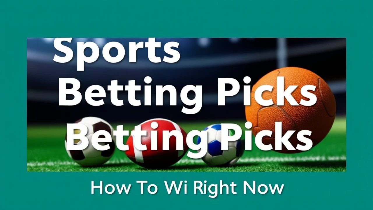 Sports Betting Picks - How To Win Right Now