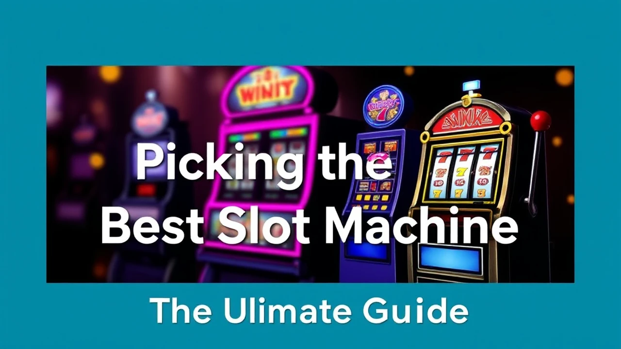 The Ultimate Guide for Picking the Best Slot Machine