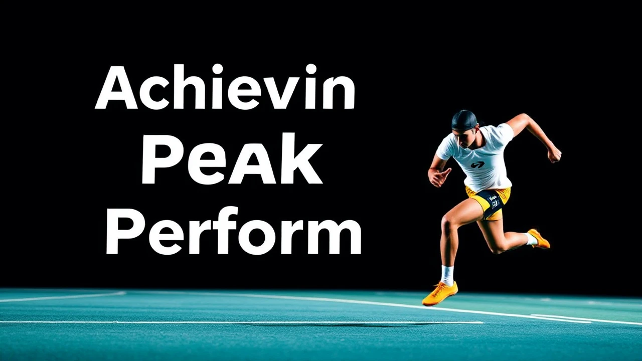 Achieving Peak Performance: Expert Tips from Professional Athletes
