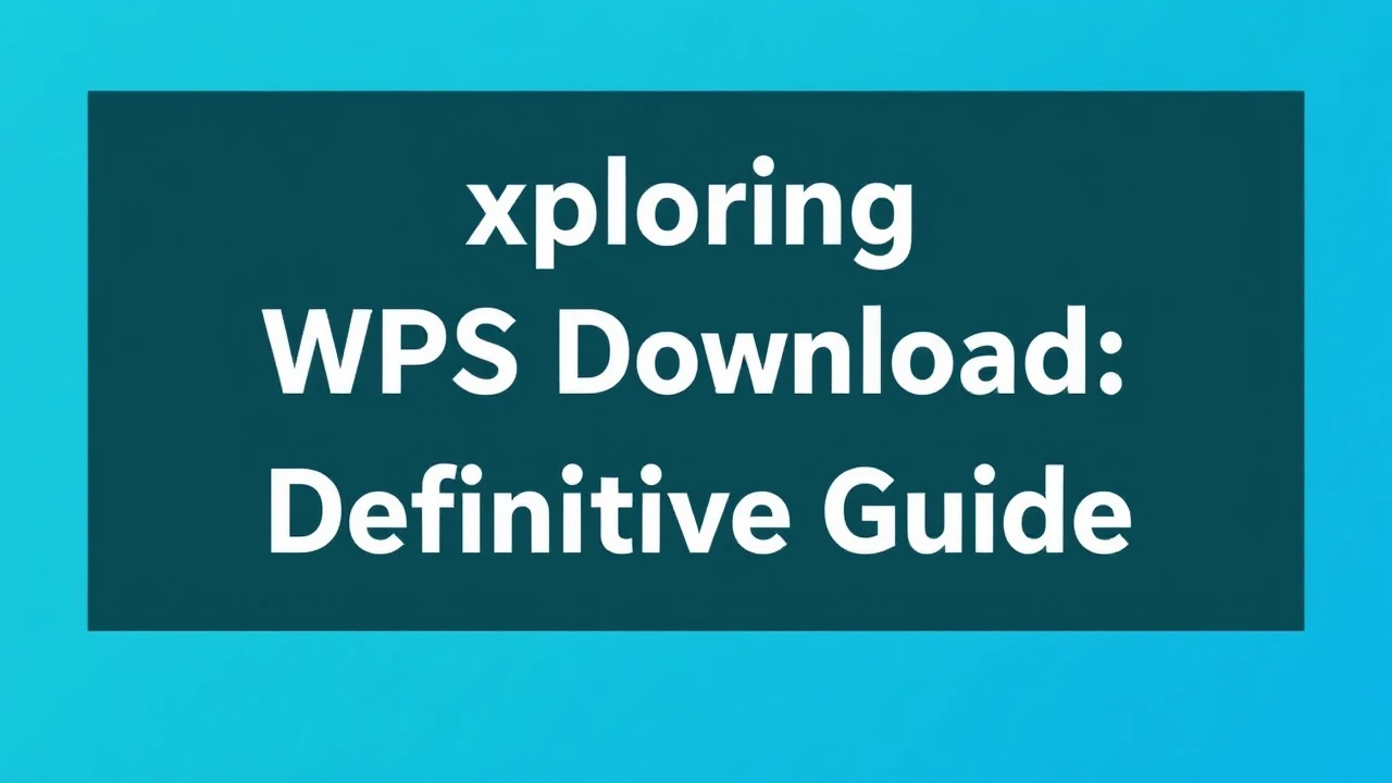 Exploring WPS Download: The Definitive Guide