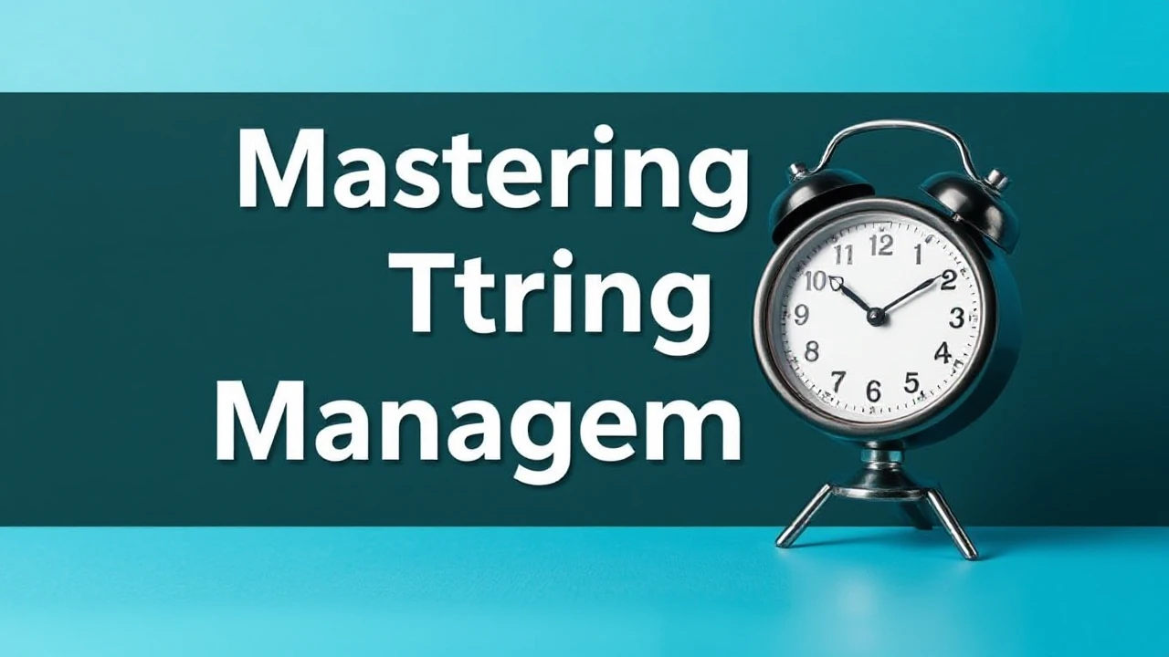 Mastering Time Management: Essential Strategies for Hectic Entrepreneurs
