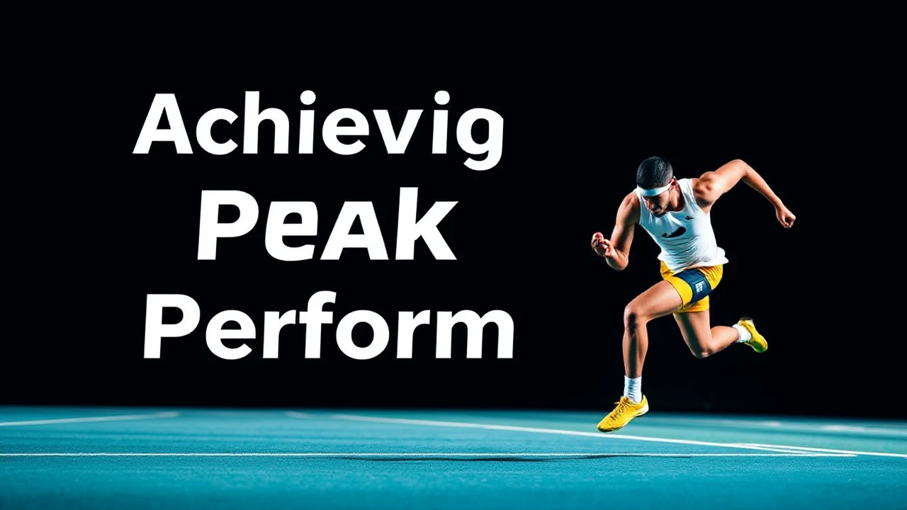 Achieving Peak Performance: Expert Tips from Pro Athletes