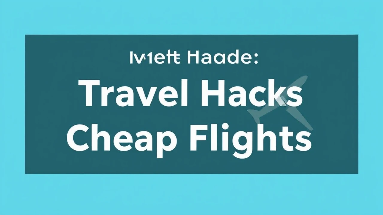 Ultimate Guide on Travel Hacks: Mastering Cheap Flights