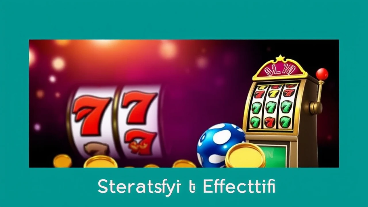 Cara Main Slot Tanpa Mengalami: Strategi Efektif