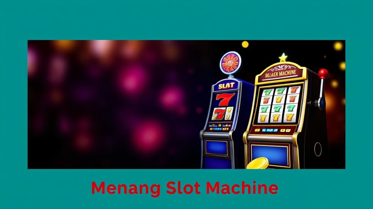 Cara Jitu Menang Terus Bermain Slot Machine