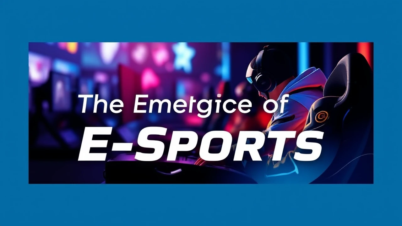 The Emergence of E-Sports: Exploring into the Next Era of Competitive Gaming
