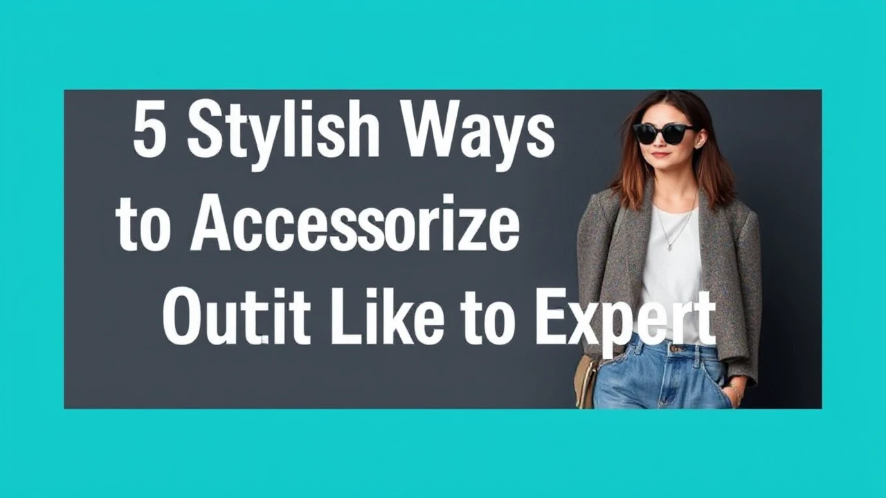 5 Stylish Ways to Accessorize Your Outfit Like an Expert