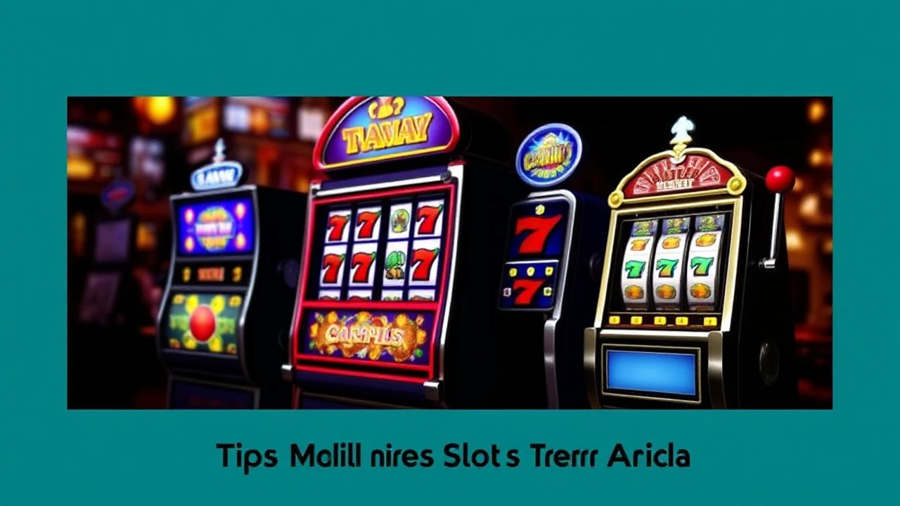 Tips Memilih Mesin Slot Terbaik untuk Anda
