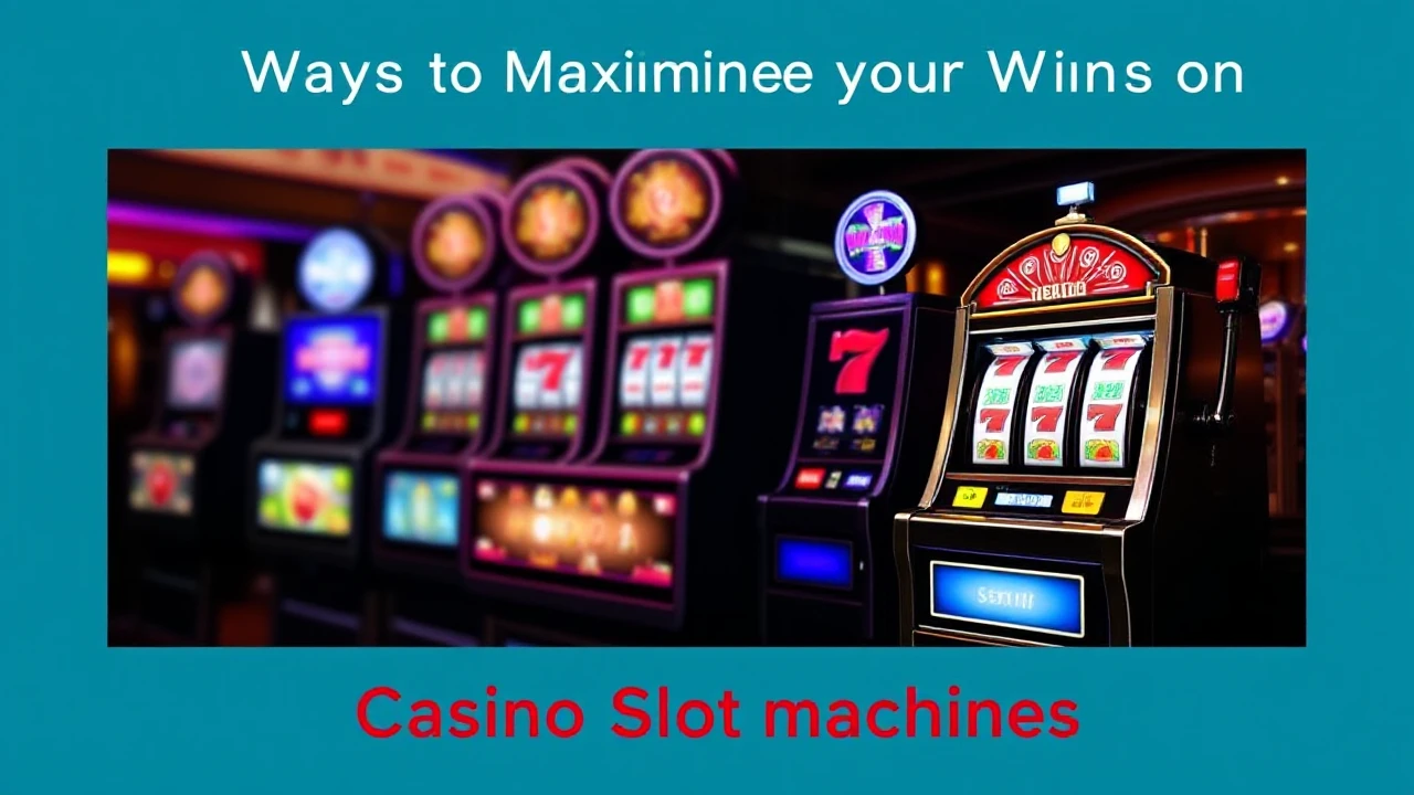 7 Ways to Maximize Your Wins on Casino Slot Machines