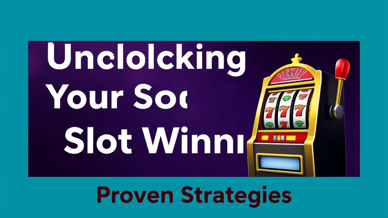 Unlocking Your Slot Winnings: Proven Strategies