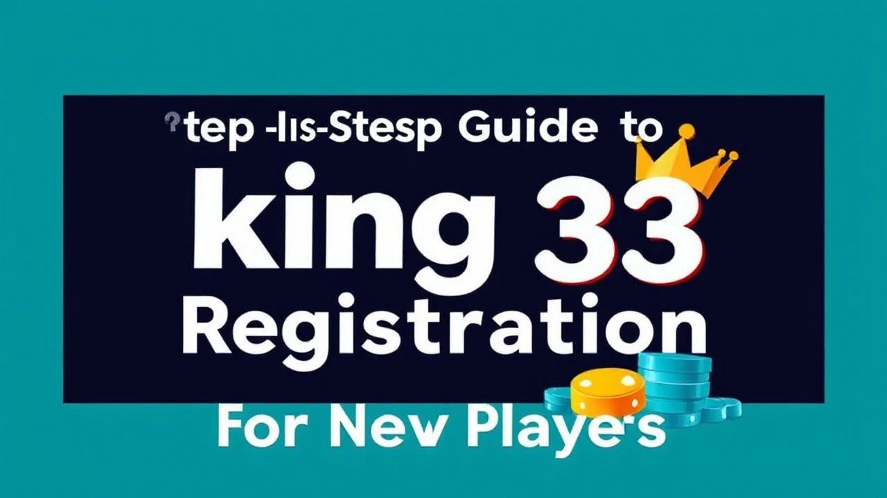 Step-by-Step Guide to king33 Registration for New Players