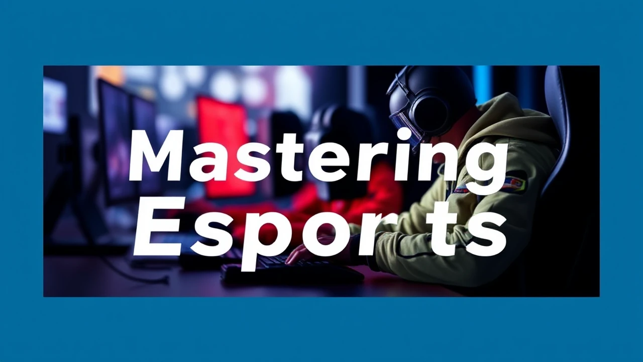 Mastering Esports: A Beginner's Guide to High-Level Gaming