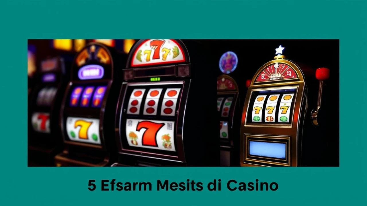 5 Fakta Menarik Sejarah Mesin Slot di Casino