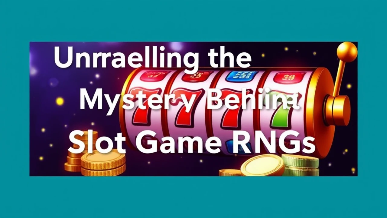 Unraveling the Mystery Behind Slot Game RNGs