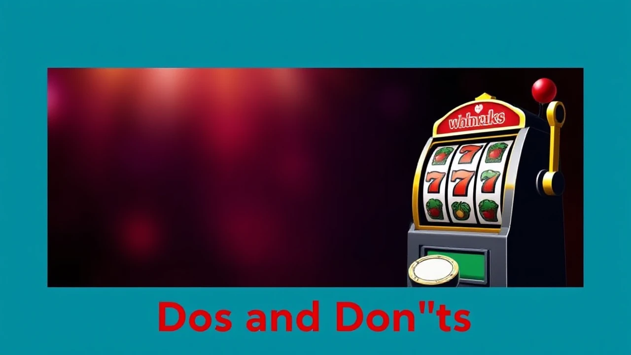 The Complete Compendium to Web-Based Casino Slot Manners: Dos and Don'ts