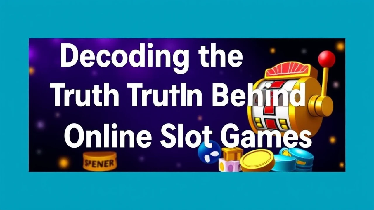 Decoding the Truth Behind Online Slot Games