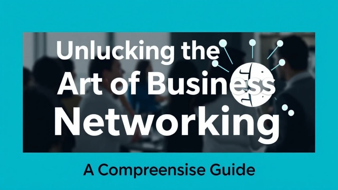 Unlocking the Art of Business Networking: A Comprehensive Guide