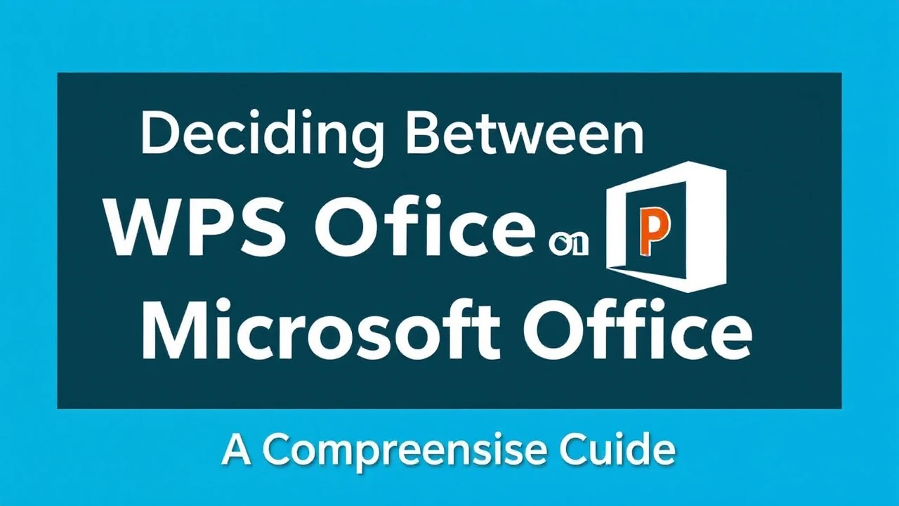 Deciding Between WPS Office and Microsoft Office: A Comprehensive Guide