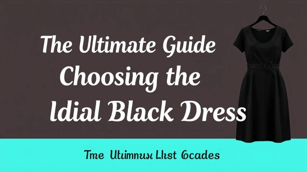 The Ultimate Guide of Choosing the Ideal Little Black Dress