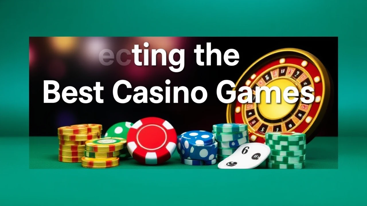 Advice on Selecting the Best Casino Games for Maximum Payouts