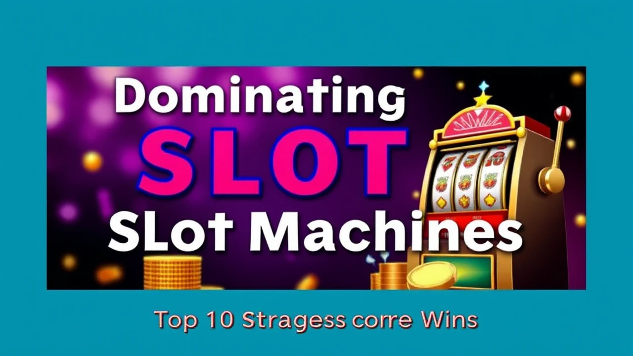 Dominating Slot Machines: Top 10 Strategies to Boost Your Wins