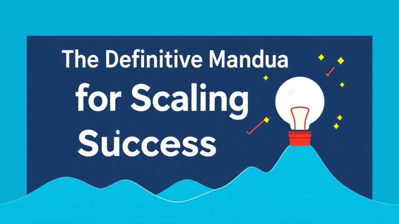 The Definitive Manual for Scaling Your Company Successfully
