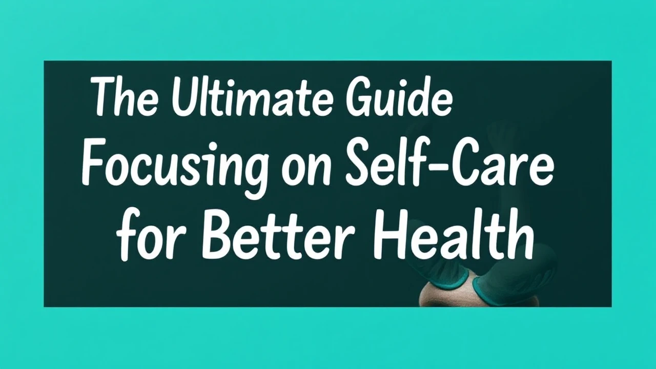 The Ultimate Guide Focusing on Self-Care for Better Health