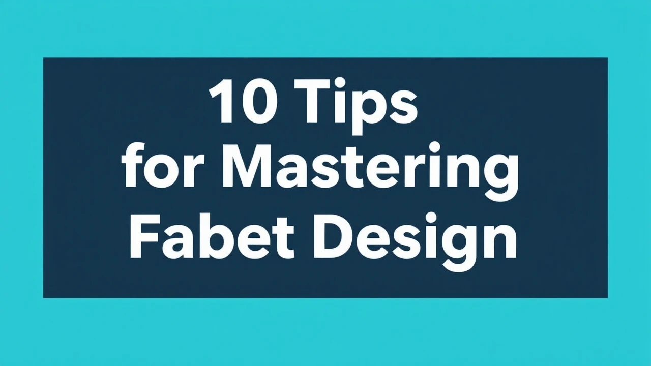 Important 10 Tips for Mastering Fabet Design