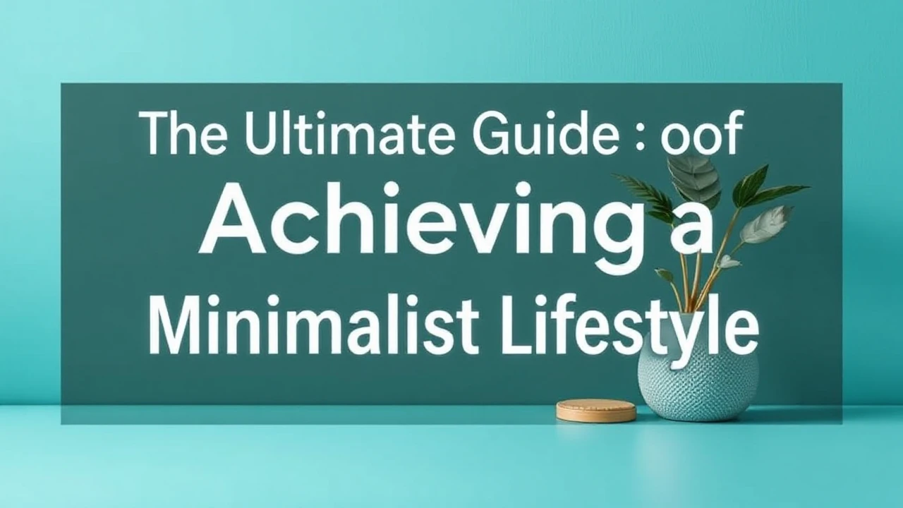 The Ultimate Guide of Achieving a Minimalist Lifestyle