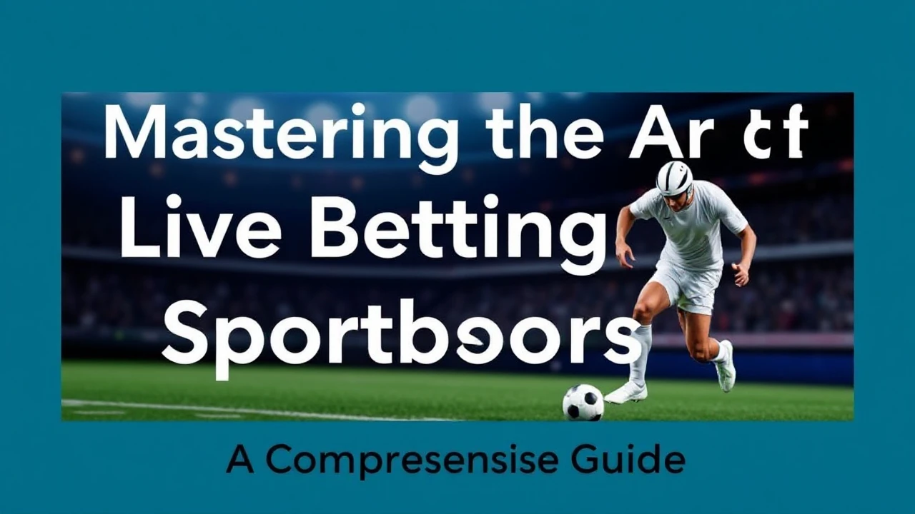 Mastering the Art of Live Betting on Sportsbooks: A Comprehensive Guide