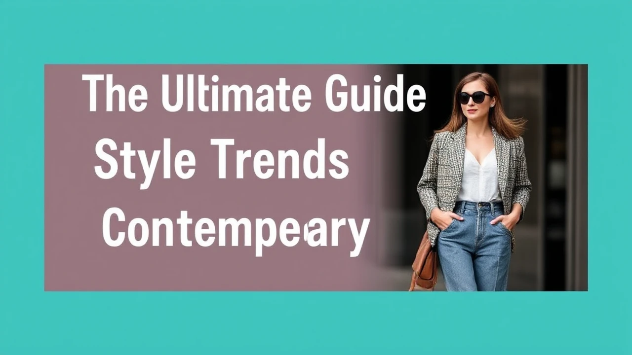 The Ultimate Guide to Style Trends for Contemporary Females